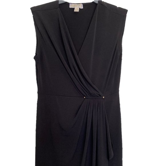 SOLD Michael Kors Sleeveless V-Neck Wrap Dress S - Picture 2 of 5